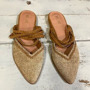 Mi.iM Brown and Tan Mules